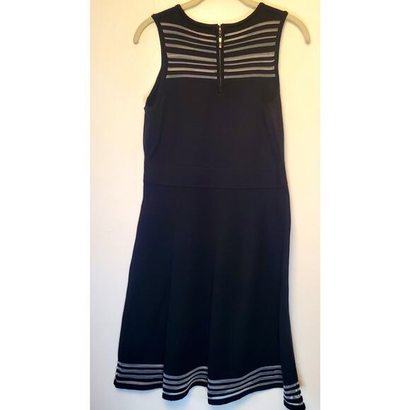 Catherine Malandrino Sz M Black Knit Sleeveless Knee Length Dress New $128 - Picture 2 of 11